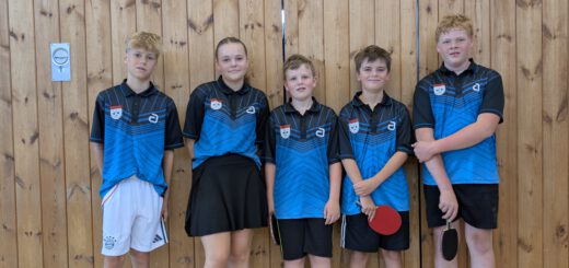 2. Jugend-Mannschaft von links: Konstantin Lauf, Julia Egerer, Alexander Egerer, Jonas Schapitz, Maxi Gebhardt