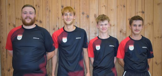 2. Herren-Mannschaft von links: Paul Randler, Roan Ossa, Maximilian Schöffel, Johannes Obermüller, nicht abgebildet: Korbinian Götz