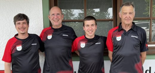 4. Herren-Mannschaft von links: Karl Sperl, Peter Herrchen, Michael Weber, Georg Biechl; nicht abgebildet: Sigmund Wacker