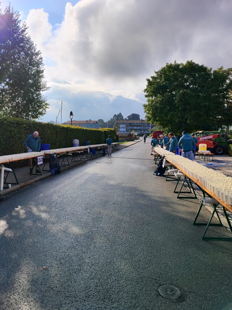 Kurz vor dem Start