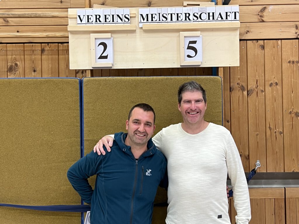 Einzel Trostrunde - von links: Hristo Hristov (1. Platz), Marcus Kameter (2. Platz)